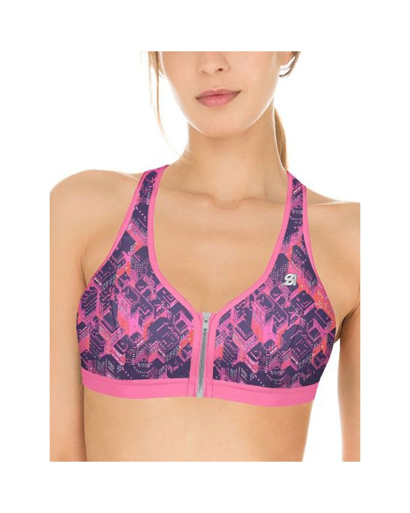 Top esportiu cremallera Shock Absorber