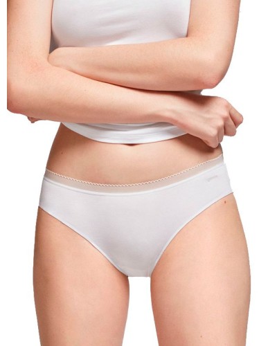 Calça midi extraplana Modal Lenzing