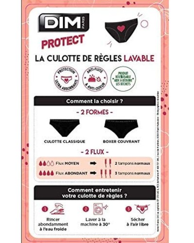 Dim Culotte Menstruelle Protect Abundant per a Dona