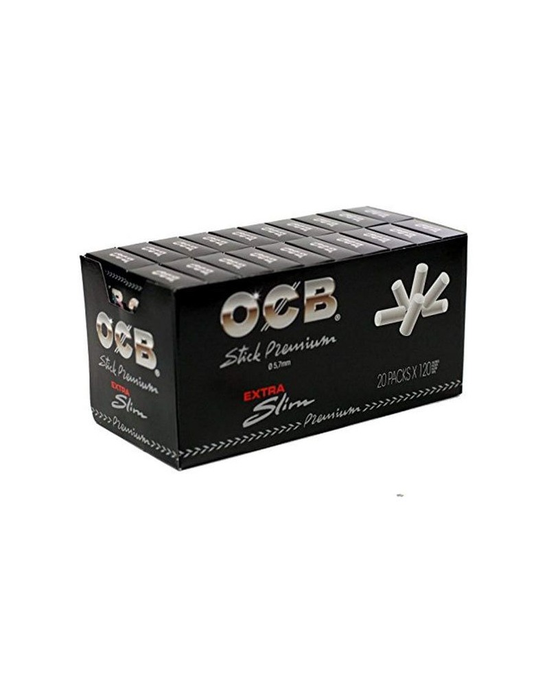 OCB estic premium, Filtres extra slim 5,7 mm, 20 paquets X 120, blanc