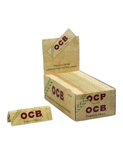 OCB - 50 caixes de paper de fumar de cànem natural (50 fulles)