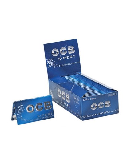 OCB X-Pert Blau 25 llibrets de paper de fumar