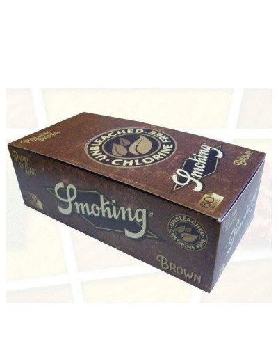 Smoking - Paper de Liar Curts - Color marró – 50 Llibrets