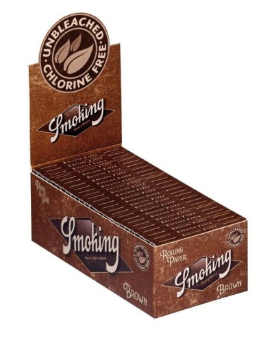 Smoking - Paper de Liar Curts - Color marró – 50 Llibrets