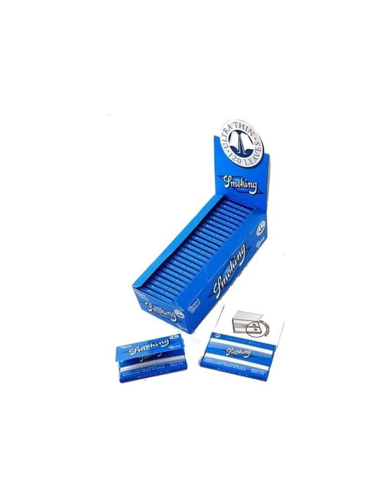 Paper de Liar Smoking blau, caixa de 25 llibrets dobles.