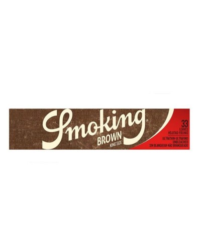 SMOKING Pack 50 Librillos de 33 fulles king size (1650 fulles), Marró