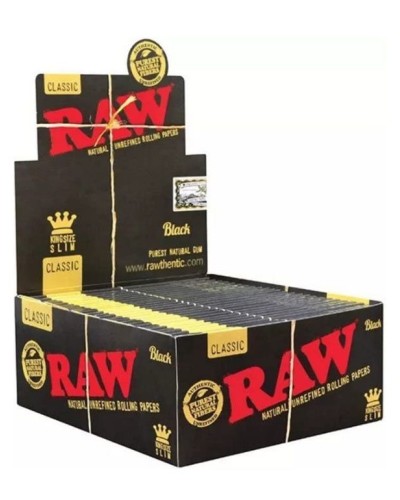RAW Black King Size Slim Classic-50 llibrets de 32 Fulles