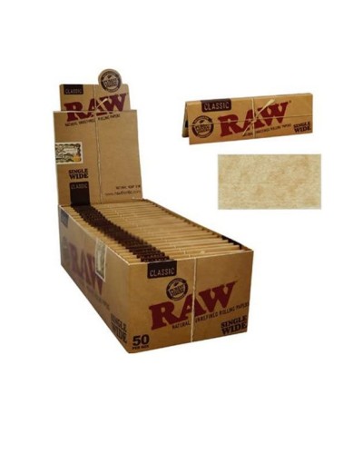 RAW paper curt 70mm 50 llibrets natural