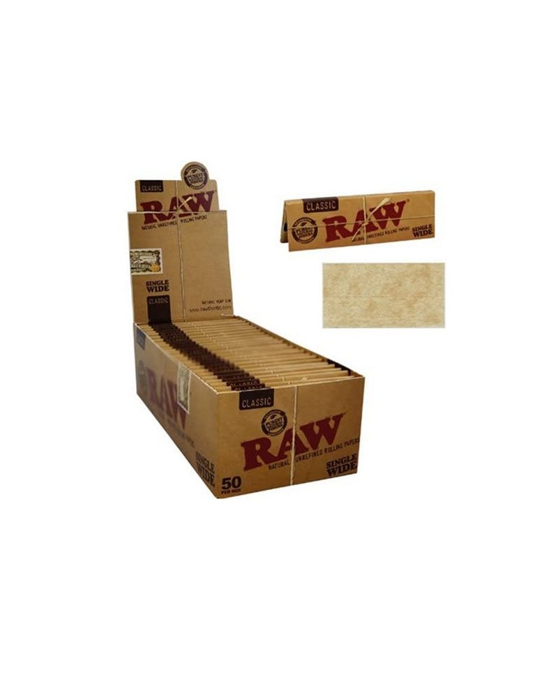 RAW paper curt 70mm 50 llibrets natural