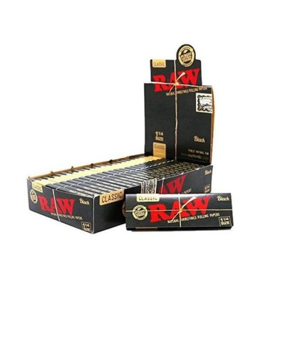 Raw Papers de liar clàssics de 1 1/4 de mida ultraprims de 79 mm (24 paquets)