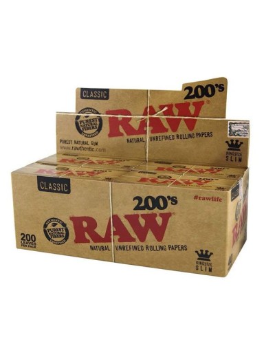RAW Classic - Paper de Liar (, 200 Fulles per Quadern, 1 Caixa, 40 Unitats)