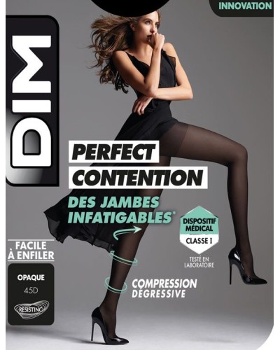Panti de compressió Cames Incansables - opac negre per a dona DIM 45D