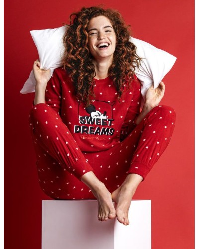 Pijama Disney Vermell per a Dona