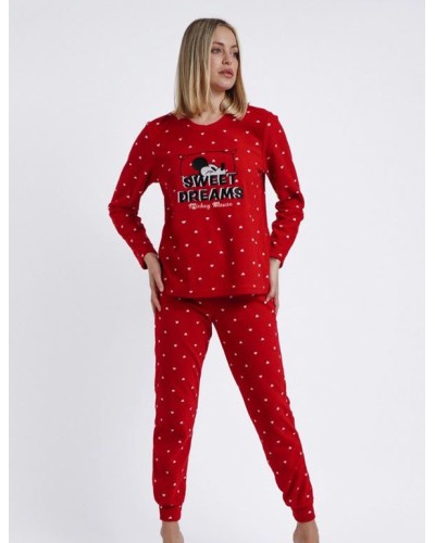 Pijama Disney Vermell per a Dona