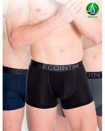 Pack de 3 Bòxers de Bambú per a Home Ultra Suaus, Transpirables
