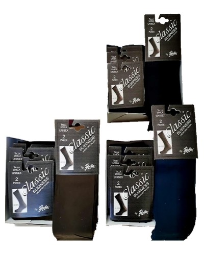 RODFER mitjons alts unisex Pack de 2 – Talles 40–45