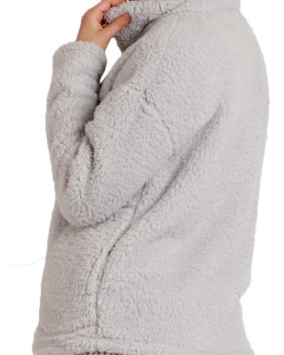 Bata Dona Polar Suau Gris Perla o Beige | ADMAS Hivern