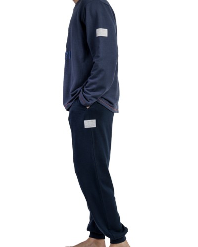 Pijama Home Blau Marí Felpa – NEW PLAN by ADMAS