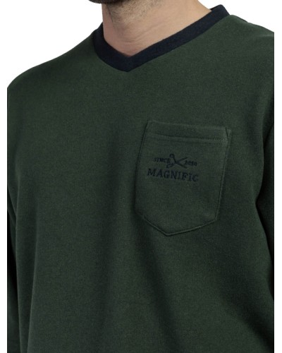 Pijama Home Admas Magnific Verd Fosc - Admas