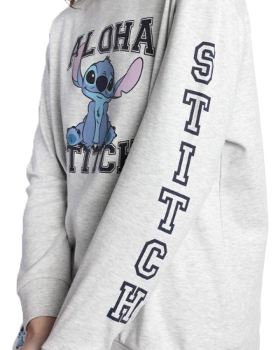 Pijama Dona Disney Aloha Stitch Gris Clar - Aznar Innova
