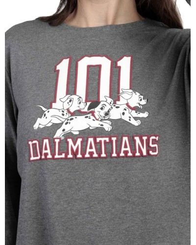 Pijama Dona Disney 101 Dàlmates Varsity Gris Fosc - Aznar Innova