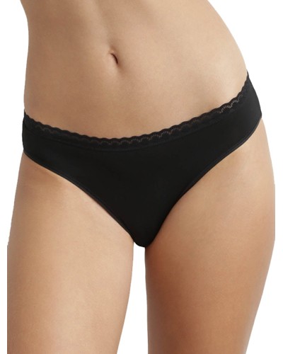 Calça Daily Micro en microfibra negra - DIM