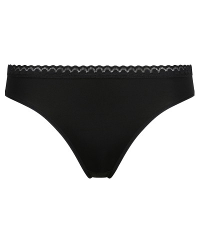 Calça Daily Micro en microfibra negra - DIM