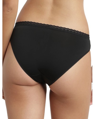 Calça Daily Micro en microfibra negra - DIM