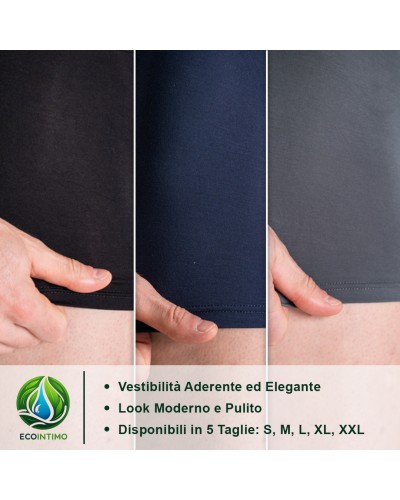 Pack de 3 Bòxers de Bambú per a Home Ultra Suaus, Transpirables
