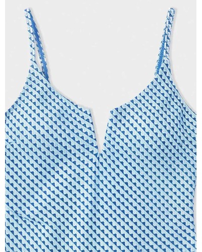 Banyador Blau Piqué Sense Aros i Foam Extraïble - Gisela