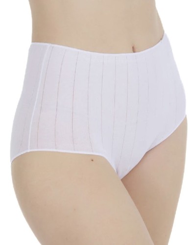 Calça clàssica cotó suau de canalé ample, AVET