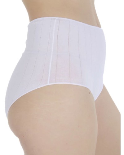 Calça clàssica cotó suau de canalé ample, AVET
