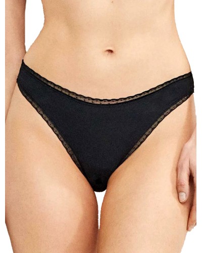 Calça brasilera de cotó amb detall de plumeti - Gisela