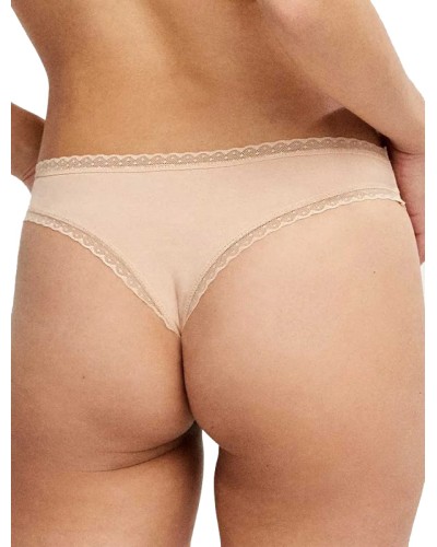 Calça brasilera de cotó amb detall de plumeti - Gisela