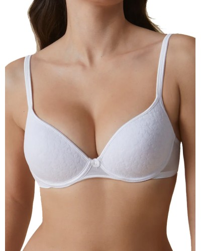 Sostenidor REBECA amb Aros i Farciment Jacquard Floral Copa B - Selene
