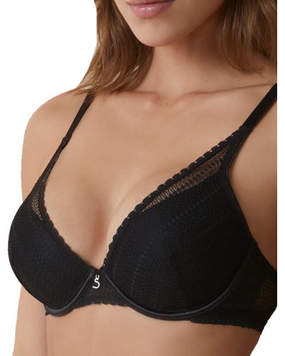 Sostenidor amb aros VIVIAN d'Encaix Crochet Copa B - Selene