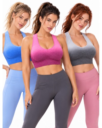 Sostenidor Esportiu DIANA Sense Costures Esquena I Farciment Extraïble - Selene