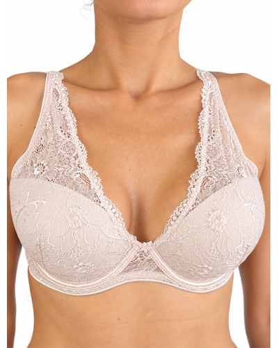 Sostenidor bralette amb aros, encaix i escot IRINA - Selene