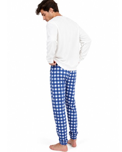Pijama Home The Beatles de Cotó amb Pantalons de Quadres - GISELA