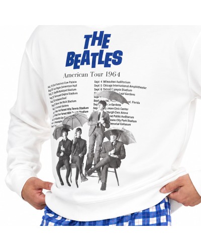 Pijama Home The Beatles de Cotó amb Pantalons de Quadres - GISELA