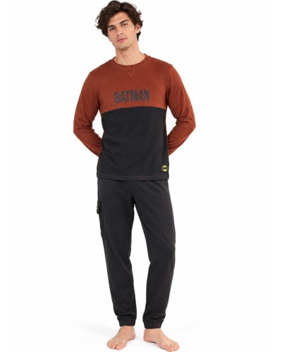 Pijama Home Batman Llarg de Cotó Interlock Còmode i Càlid - GISELA