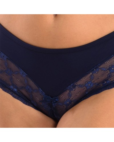 Braga Culotte Brigitte amb Encaix Floral i Llaçada - Selene