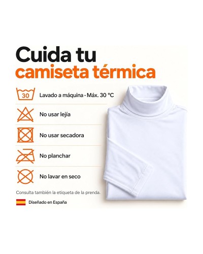 Samarreta Tèrmica Dona Coll Alt -  Heatguard