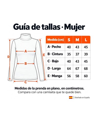 Samarreta Tèrmica Dona Coll Alt -  Heatguard