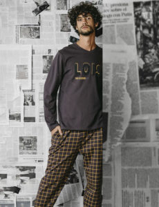 Home amb un pijama d'hivern LOIS