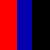 Negro/ Rojo/ Azul